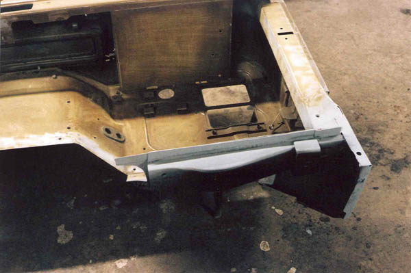 The underside of the cowl