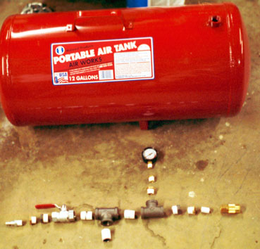 Use teflon tape on all the pipe threads to minimize leakage